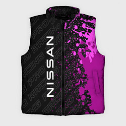 Мужской жилет Nissan pro racing: по-вертикали, цвет: 3D-черный