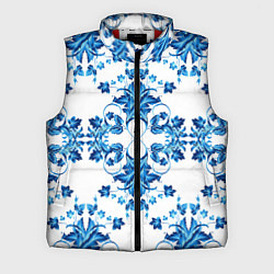 Мужской жилет Гжель узор
