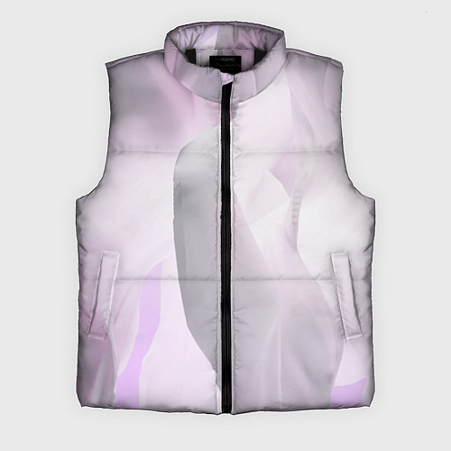 Мужской жилет Розовый абстрактный бархат / 3D-Черный – фото 1