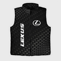 Мужской жилет Lexus карбоновый фон