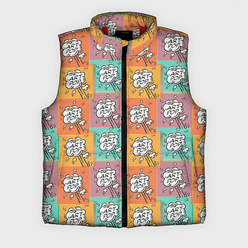 Мужской жилет Пузырь поп арт / 3D-Красный – фото 1