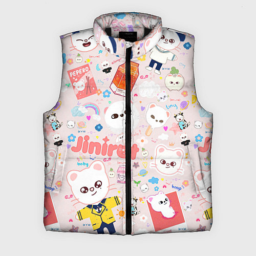 Мужской жилет Skzoo Jinniret pattern cartoon avatar / 3D-Черный – фото 1