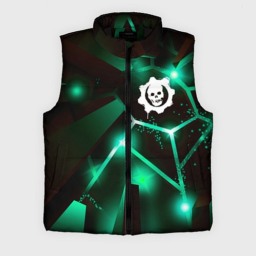 Мужской жилет Gears of War разлом плит / 3D-Черный – фото 1