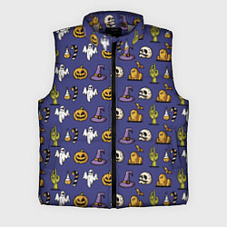 Мужской жилет Halloween pattern, цвет: 3D-светло-серый
