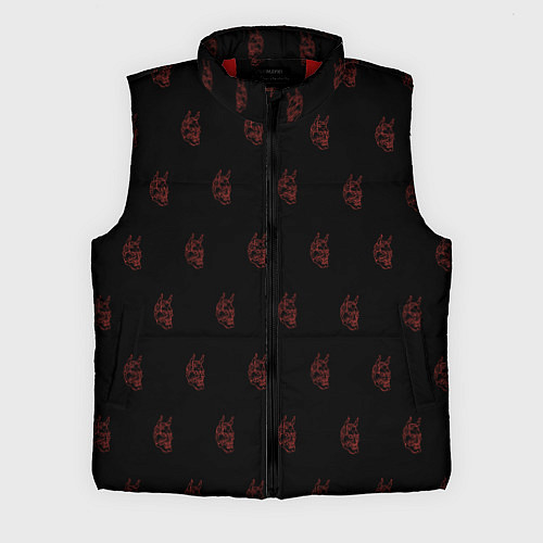 Мужской жилет Маска японского демона / 3D-Красный – фото 1