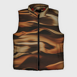 Мужской жилет Тёмно-золотые нановолны