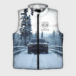 Мужской жилет Dodge in winter forest