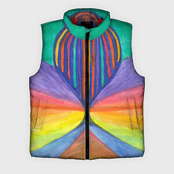 Мужской жилет Абстракция воздушный шар, цвет: 3D-красный