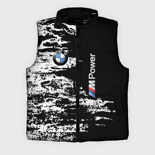 Мужской жилет BMW M Power - pattern / 3D-Черный – фото 1