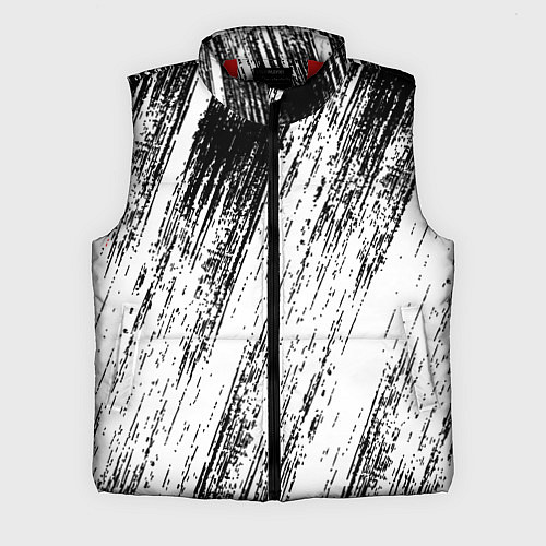 Мужской жилет Мокрый асфальт / 3D-Красный – фото 1