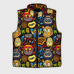 Мужской жилет Ужастики и монстры, цвет: 3D-красный