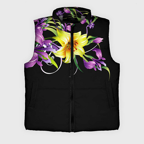 Мужской жилет Лилии / 3D-Светло-серый – фото 1