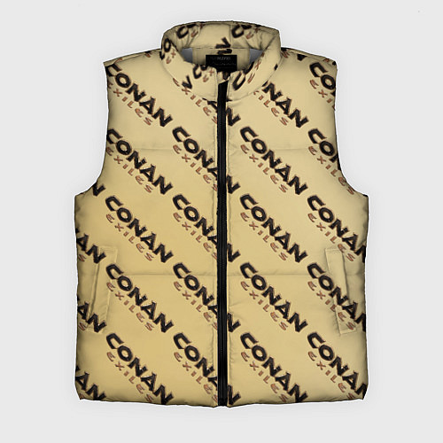 Мужской жилет Конан эксайлс узор / 3D-Светло-серый – фото 1