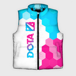 Мужской жилет Dota neon gradient style: по-вертикали