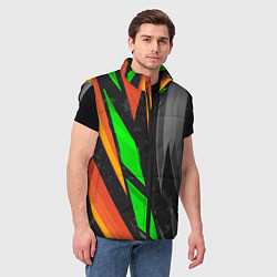 Мужской жилет Абстракция, цвет: 3D-светло-серый — фото 2