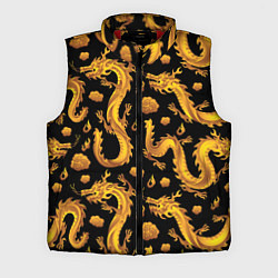 Мужской жилет Golden dragons, цвет: 3D-красный