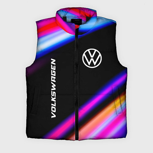 Мужской жилет Volkswagen speed lights / 3D-Черный – фото 1