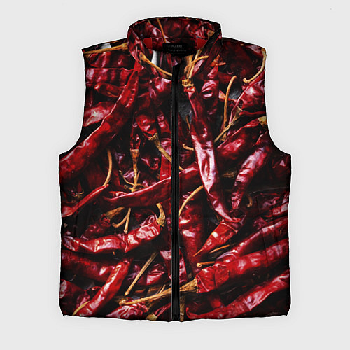 Мужской жилет Перчики чили / 3D-Красный – фото 1