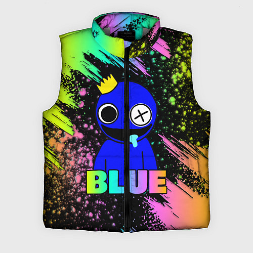 Мужской жилет Rainbow Friends - Blue / 3D-Светло-серый – фото 1