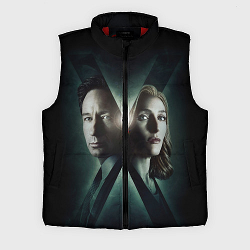 Мужской жилет X - Files / 3D-Красный – фото 1