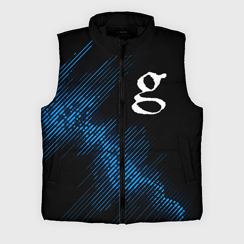 Мужской жилет Garbage звуковая волна / 3D-Черный – фото 1