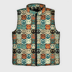 Мужской жилет Peace symbol pattern, цвет: 3D-черный