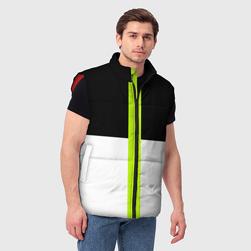 Мужской жилет Геометрия Инь-Янь / 3D-Красный – фото 3