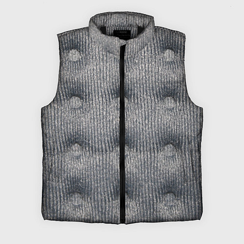 Мужской жилет Мебельная обивка - текстура / 3D-Черный – фото 1