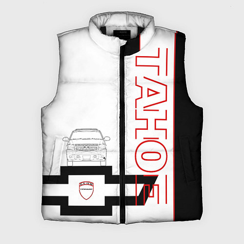 Мужской жилет Tahoe club chevrolet / 3D-Черный – фото 1