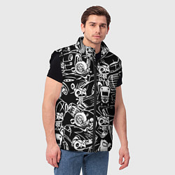 Мужской жилет JDM Pattern, цвет: 3D-черный — фото 2