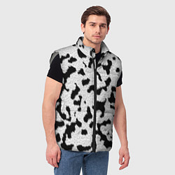 Мужской жилет Далматин - текстура, цвет: 3D-светло-серый — фото 2