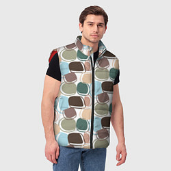 Мужской жилет Фигуры геометрические абстрактные, цвет: 3D-красный — фото 2