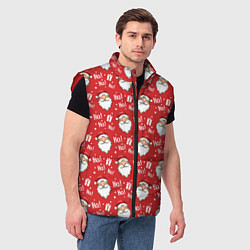Мужской жилет Дед Мороз - Санта Клаус, цвет: 3D-красный — фото 2