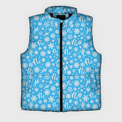 Мужской жилет Снежинки ho-ho