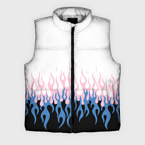 Мужской жилет Ледяное пламя / 3D-Светло-серый – фото 1