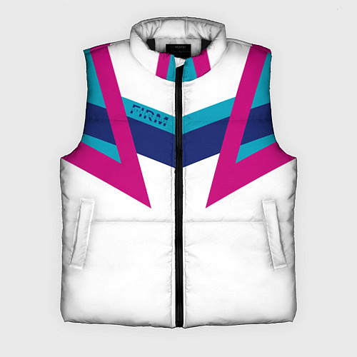 Мужской жилет FIRM белый спортик / 3D-Черный – фото 1