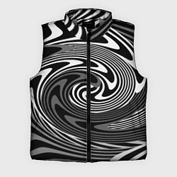 Мужской жилет Black and white abstract pattern
