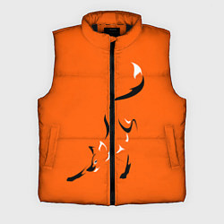 Мужской жилет Рыжая лисица, цвет: 3D-черный