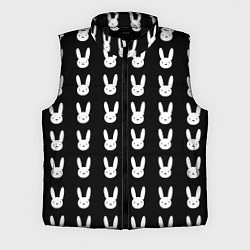 Мужской жилет Bunny pattern black, цвет: 3D-черный