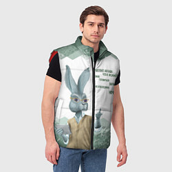 Мужской жилет Легенда про экзамен, цвет: 3D-красный — фото 2