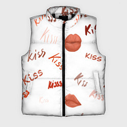 Мужской жилет Поцелуйчики, цвет: 3D-черный