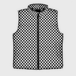 Мужской жилет Шахматная клетка иллюзия, цвет: 3D-черный
