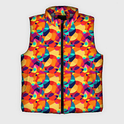 Мужской жилет Абстрактный узор из разноцветных окружностей