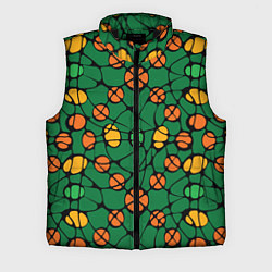 Мужской жилет Контрастный абстрактный узор, цвет: 3D-черный