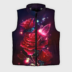 Мужской жилет Розы с огоньками