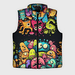 Мужской жилет Монстры перевертыши, цвет: 3D-черный
