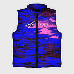 Мужской жилет Soft stones blye, цвет: 3D-черный
