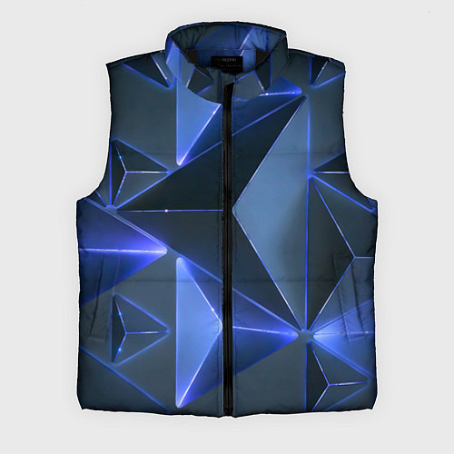 Мужской жилет Triangle neon / 3D-Черный – фото 1