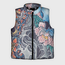 Мужской жилет Иредзуми: змеи и черепа