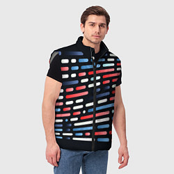Мужской жилет Vanguard neon pattern, цвет: 3D-светло-серый — фото 2